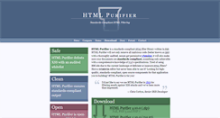 Desktop Screenshot of htmlpurifier.org