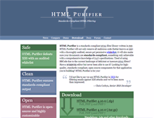 Tablet Screenshot of htmlpurifier.org