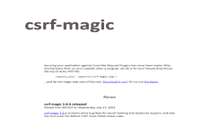 Desktop Screenshot of csrf.htmlpurifier.org